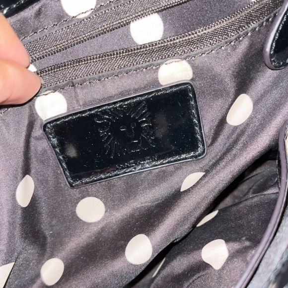 Anne Klein Ak Anne Klein Black Purse With Gold Chain - Women | Color: Black - Picture 9 of 12